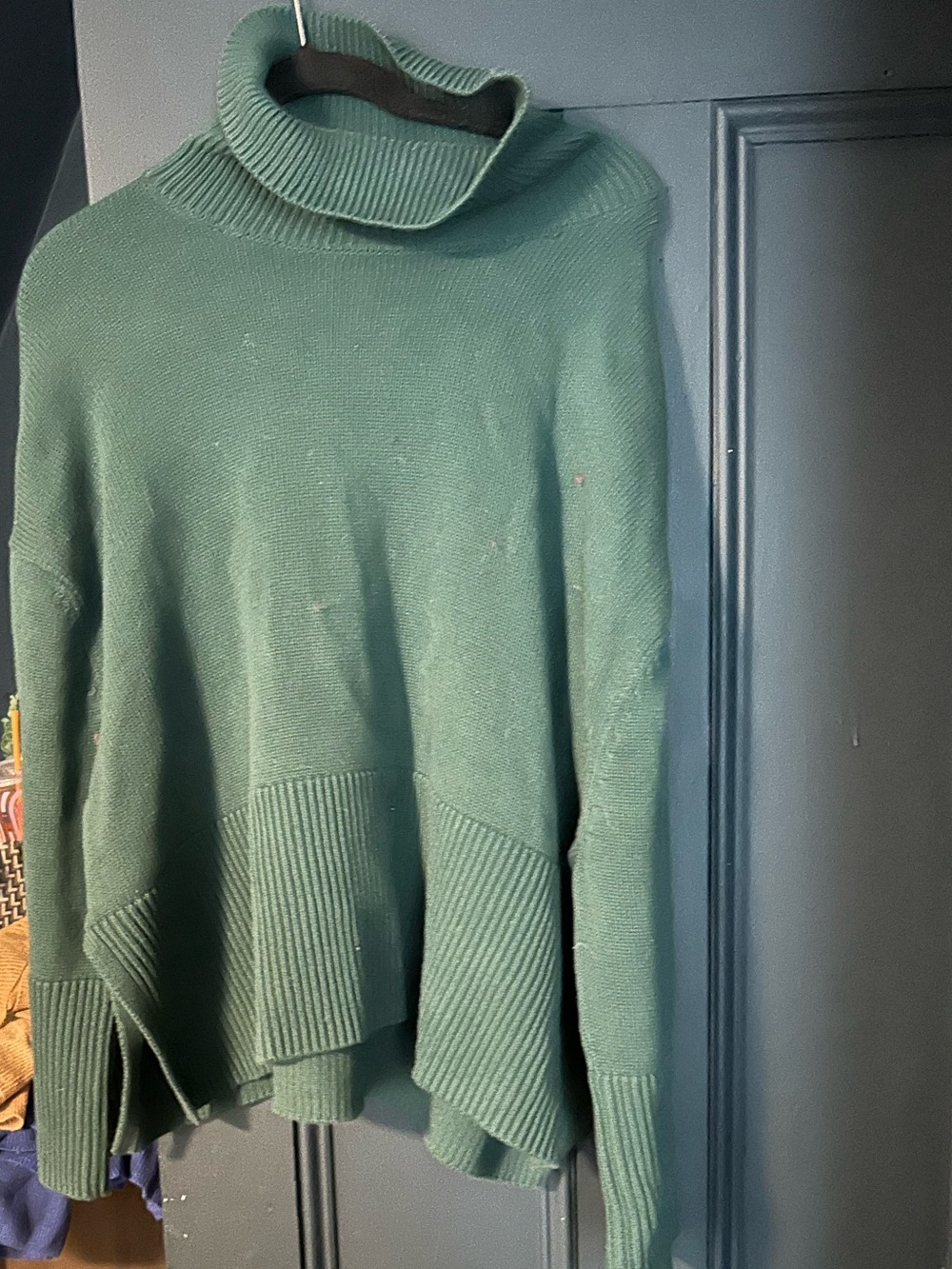 GAP Green Slouchy Turtleneck Sweater size XL